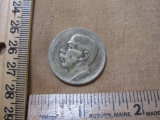1936 Santos Dumont 5000 Reis Coin, Brasil .600 silver, 9.9g