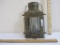 Vintage Brass Carriage Lantern, Wedge wick holder, 2 lbs 14 oz