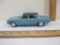 1960 Chevrolet Corvair 4-Door Sedan Two-Tone Blue Promo Model Car with blue and silver interior, 8