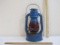 Dietz No. 8 Air Pilot Blue Kerosene Lantern with Red Glass Globe, 2 lbs 8 oz