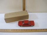 1962 Red Chevrolet Corvair 2-Door Coupe Promo Model Car with red interior, 7 oz