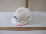 White Amtrak Hard Hat/Safety Helmet, MSA Medium, 12 oz