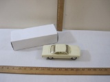 1967 Cream Chevrolet Corvair 2-Door Coupe Promo Model Car with white interior, see pictures AS IS, 6