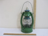 Embury Air Pilot No. 2 Green and Blue Kerosene Lantern with Clear Glass Globe, 2 lbs 14 oz