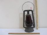 Vintage NJSHD (New Jersey State Highway Department) No. 0 Defiance Lantern with Red Dietz Fitzall