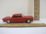 1962 Red Chevrolet Corvair 2-Door Sedan Promo Model Car with red interior, 5 oz