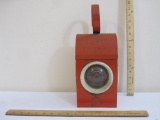 Orange Chalwyn Railroad Traffic Lantern, made in England, 3 lbs