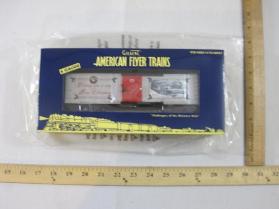 American Flyer Trains AM Flyer 2013 Christmas Boxcar 6-48833, S Gauge, The AC Gilbert Co, new in