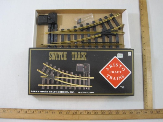 Aristo-Craft Trains Switch Track, #1 Gauge, new in box, Polk Model Craft Hobbies Inc, 1 lb 1 oz