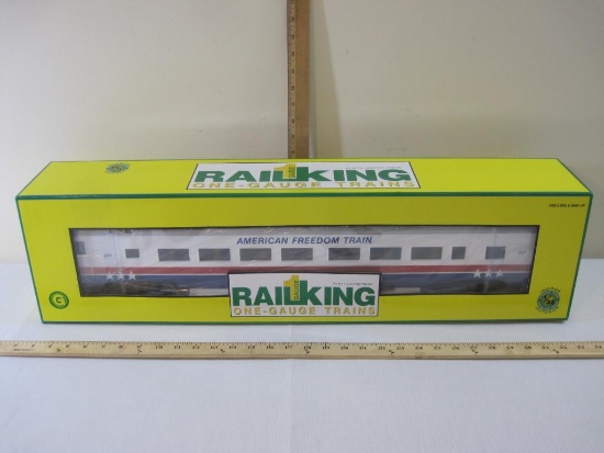 American Freedom 70' Streamlined Passenger Coach Car No 207, Rail King One-Gauge/G-Gauge by MTH