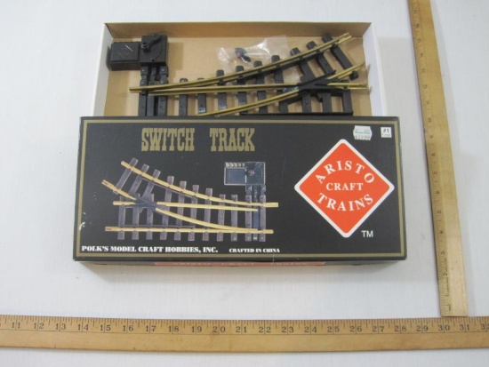 Aristo-Craft Trains Switch Track, #1 Gauge, new in box, Polk Model Craft Hobbies Inc, 1 lb 1 oz