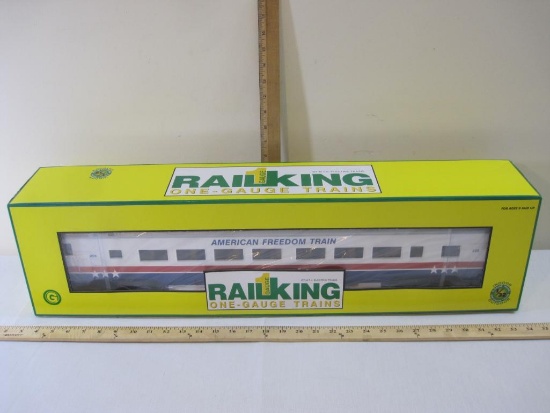 American Freedom 70' Streamlined Passenger Coach Car No 206, Rail King One-Gauge/G-Gauge by MTH