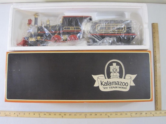 Kalamazoo Toy Train Works V&T (Virginia and Truckee Railroad) Engine & Tender 1861-2, One Gauge, new