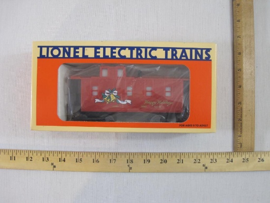 Lionel Christmas Square Window Caboose 6-16547, O Gauge, new in box, 11 oz