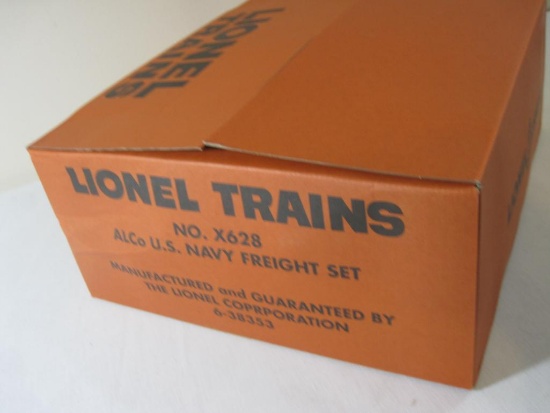 Lionel Trains No. X628 ALCo US Navy Freight Set, American Locomotive Company, 6-38353, new in box