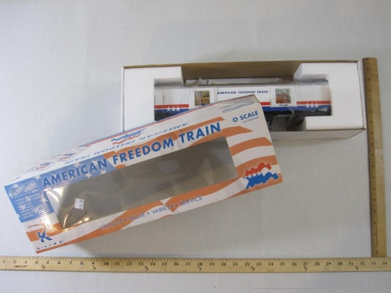 American Freedom Train O Scale Extruded Aluminum Display Car #106 "Human Resources" 1876-1885 &
