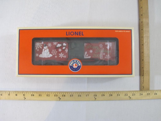 Lionel 2005 Christmas Boxcar 6-36296, O Gauge, new in box, 1 lb 3 oz