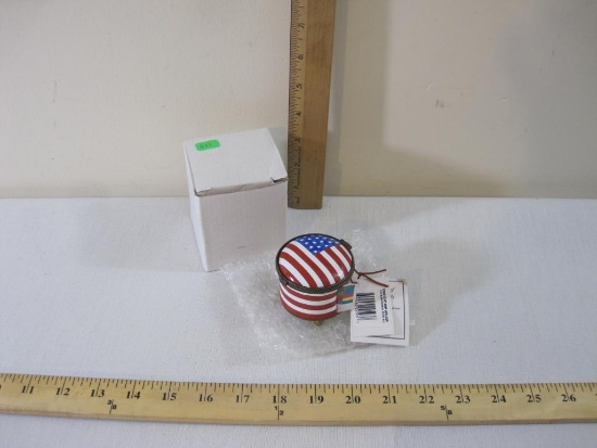 God Bless America Flag Postage Stamp Holder/Dispenser with certificate of authenticity, Kelvin Chen