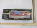 Circus Transport Railroad Classic Flat Car w/ Wagons, O Scale, K-69002, K-Line Electric Trains, new