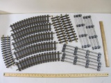 Lot of Assorted Train Track Pieces including metal 3 rail and more, 5 lbs 5 oz