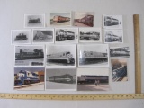 Lot of Vintage Train Photos including Super 7, Electro Motive, and more, 3 oz