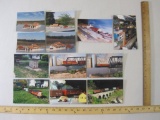 Lot of Train Displays Photos including Indoor and Garden WAG Wellsville Addison & Galeton, Santa Fe