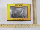 Black Operating Hand Car 30-2508, Rail King by MTH Electric Trains, O-27 Gauge, new in box, 1 lb
