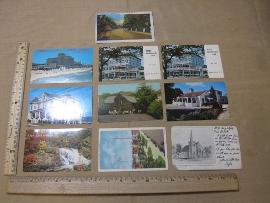 Vintage New Jersey postcards, Hasbrouck Heights, Trenton, Andover, West Orange, Union Beach, Ocean