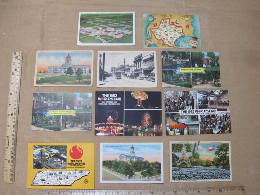 Tennessee Kentucky And Texas Postcards Including 1982 World S Fair In Knoxville Tn Nashville And Art Antiques Collectibles Collectibles Postcards Auctions Online Proxibid
