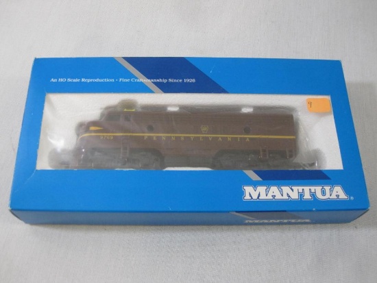 Mantua HO Scale Pennsylvania PRR 9769 F-7 Diesel Locomotive, new in box, 12 oz
