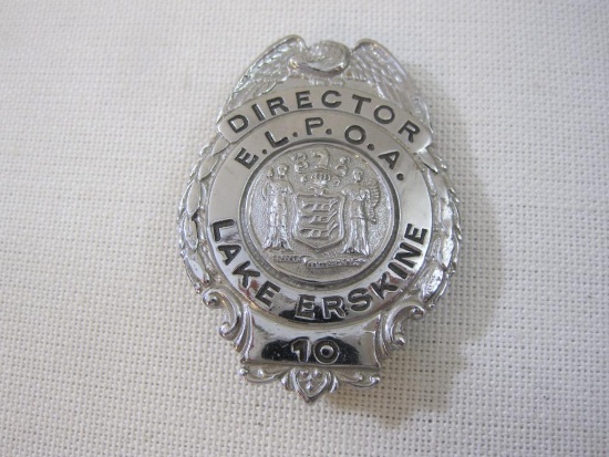 Metal Director Badge Pin ELPOA Lake Erskine (Erskine Lake Property Owners Association)