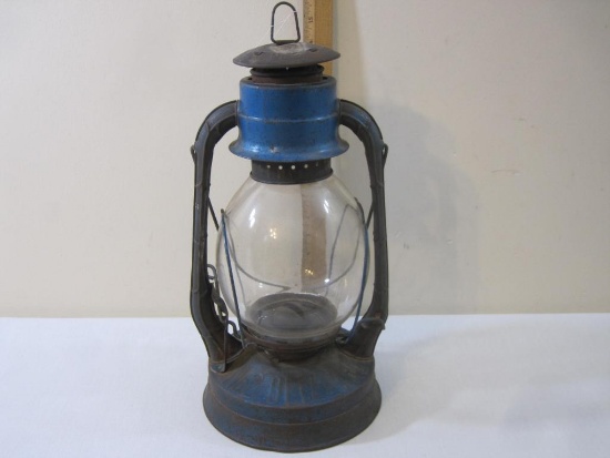 Vintage Dietz No. 2 Blizzard Kerosene Lantern with clear glass globe, 3 lbs 9 oz