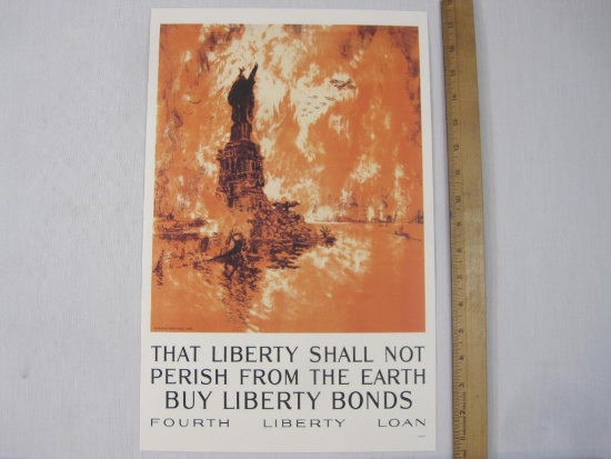 Buy Liberty Bonds Fourth Liberty Loan Poster, That liberty shall not perish from the Earth, 7 oz