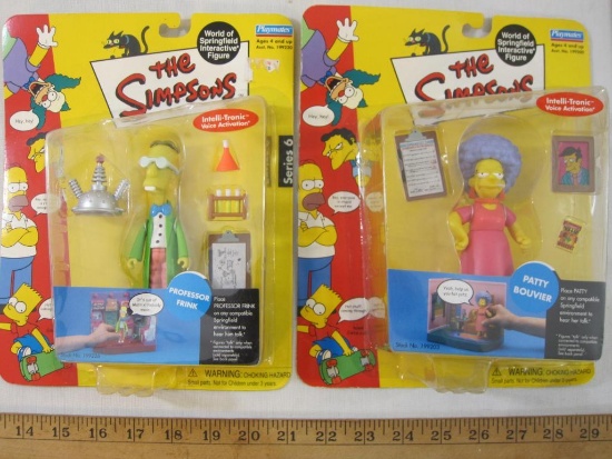 Two The Simpsons World of Springfield Interactive Figures including Patty Bouvier (series 4) and