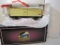 MTH Tinplate Traditions No 500 Standard Gauge Reefer Car Item No. 10-1090 Ivory and Peacock with