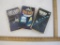 Three Larry Niven Science Fiction Books including A Hole in Space (1974), The Ring World Engineers