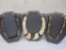 Three Unique Necklaces including Bone with Brass Accents, Art Glass Beads and more, 8 oz