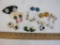 Lot of Assorted Fashion Clip-On Earrings, 7 oz