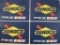 Four Sunoco Official Fuel of NASCAR Vinyl Stickers, 2 oz