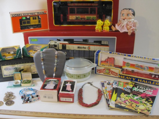 Model Trains, Costume Jewelry, Posters & More