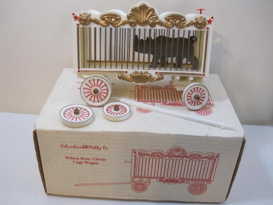 Wilson Bros Circus Cage Wagon, G Scale, Columbine Hobby Co, in original box, AS IS, 1 lb 3 oz