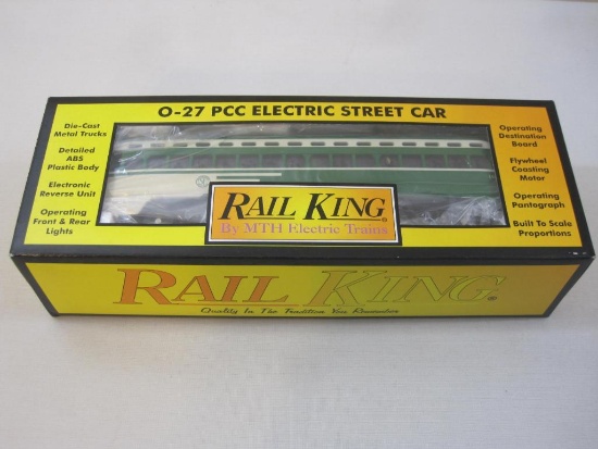 Rail King San Francisco PCC Electric Street Car with Proto Sound Item No. 30-2504-1, O-27 Gauge, new
