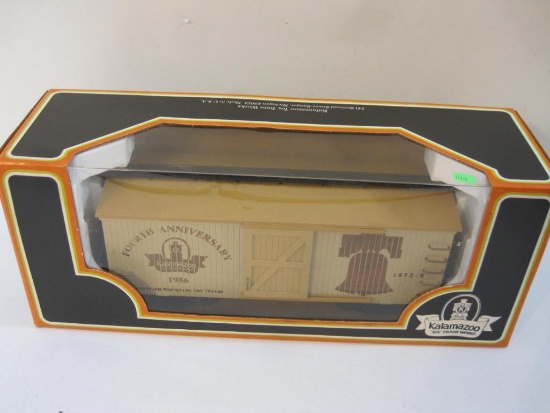 Kalamazoo Anniversary Special Limited Edition Box Car, 1872-5, Kalamazoo Toy Train Works 4th