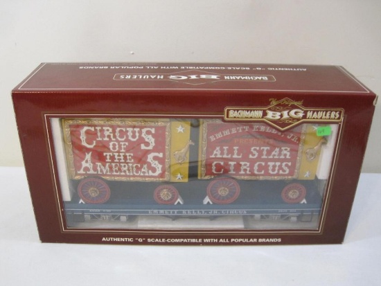 Bachmann Big Haulers 'G' Flat with Tableau Wagon #2, Emmett Kelly Jr Circus, 92706, new in box, G