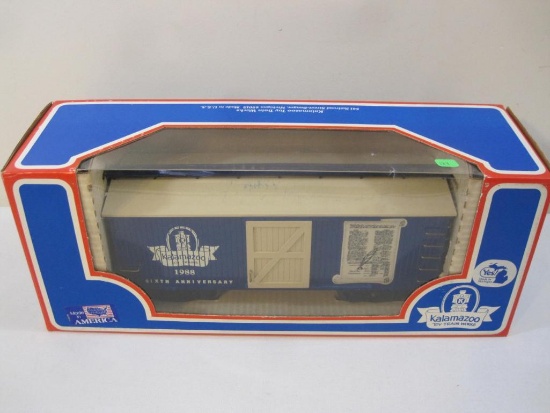 Kalamazoo Anniversary Special Limited Edition Box Car, 1872-5, Kalamazoo Toy Train Works 6th