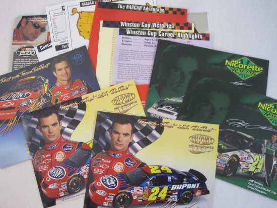 Lot of Jeff Gordon NASCAR Memorabilia and Promo Cards, 6 oz
