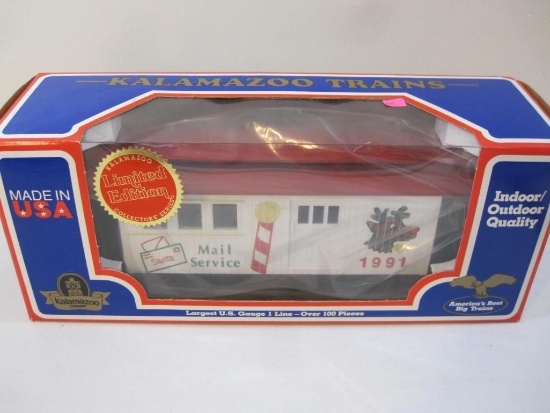Kalamazoo 1991 Christmas Combination Car North Pole Railway Santa Mail Service 1862-0-91, G Scale,