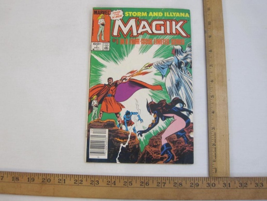 Storm & Ilyana Magik Comic Book No. 1 December 1983 Marvel Comics Group, comic has some wear (see