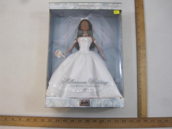 Millennium Wedding The Bridal Collection Barbie Doll, First in a Series, African American, SEALED,