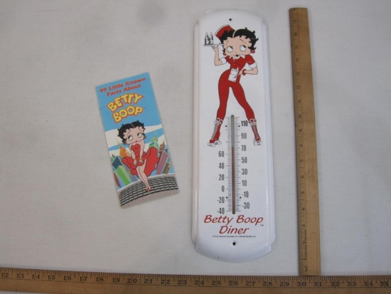 Vintage Metal Betty Boop Diner Thermometer and 99 Little Known Facts About Betty Boop Brochure, 11